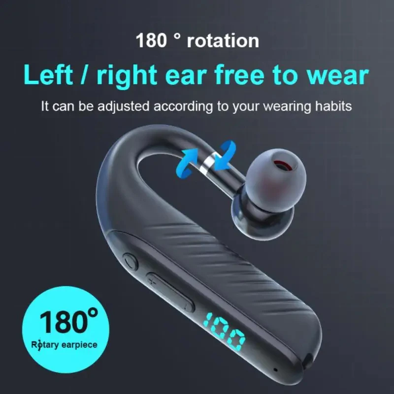 

Wireless Earphone With Microphone For Driving Handsfree Call Tws Earbuds Sport Headphone With Charging Box Business Headset