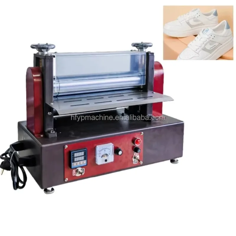 

Automatic Delicate Tape Leather Folding Machine Heating Leather Edge Folding Strip Drawing Leather Skiving Machine