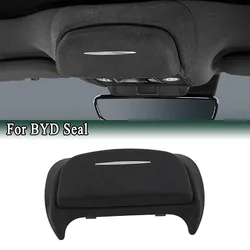 For BYD Seal Interior Glasses Case Black ABS / Suede Ceiling Sunglasses Storage Box Holder Interior Accessories