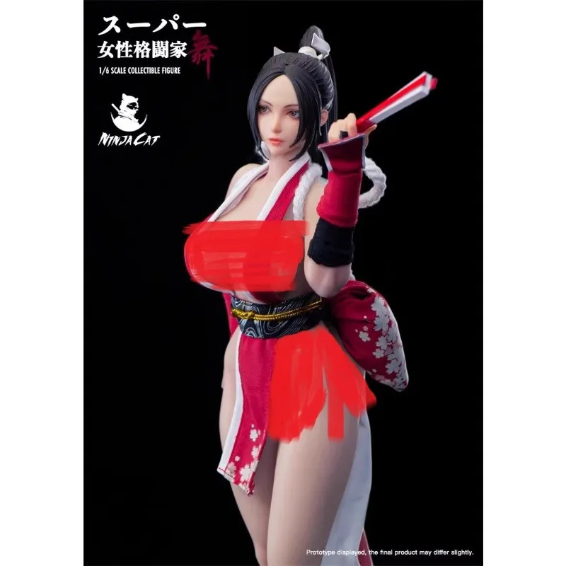 Ninja Cat Original 1\6 Der König der Kämpfer Serie Mai Shiranui Action Figur Modell Spielzeug Bewegliche Modell Ornamente Geschenke für Jungen