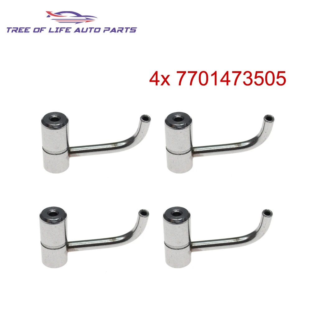 4x Piston Cooling Oil Jet For RENAULT DACIA Duster Megane Sandero Logan 1.5 DCi 1.6 16V K4M 7700108577 13081-00QAA 77 01 473 505
