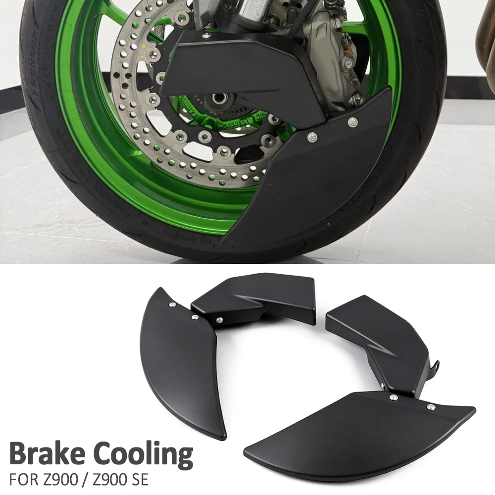

Motorcycle Front Brake Caliper Air Cooling Ducts Kit For KAWASAKI Z 900 SE Z900 z900 2025 2026 Cooler Housing Accessories