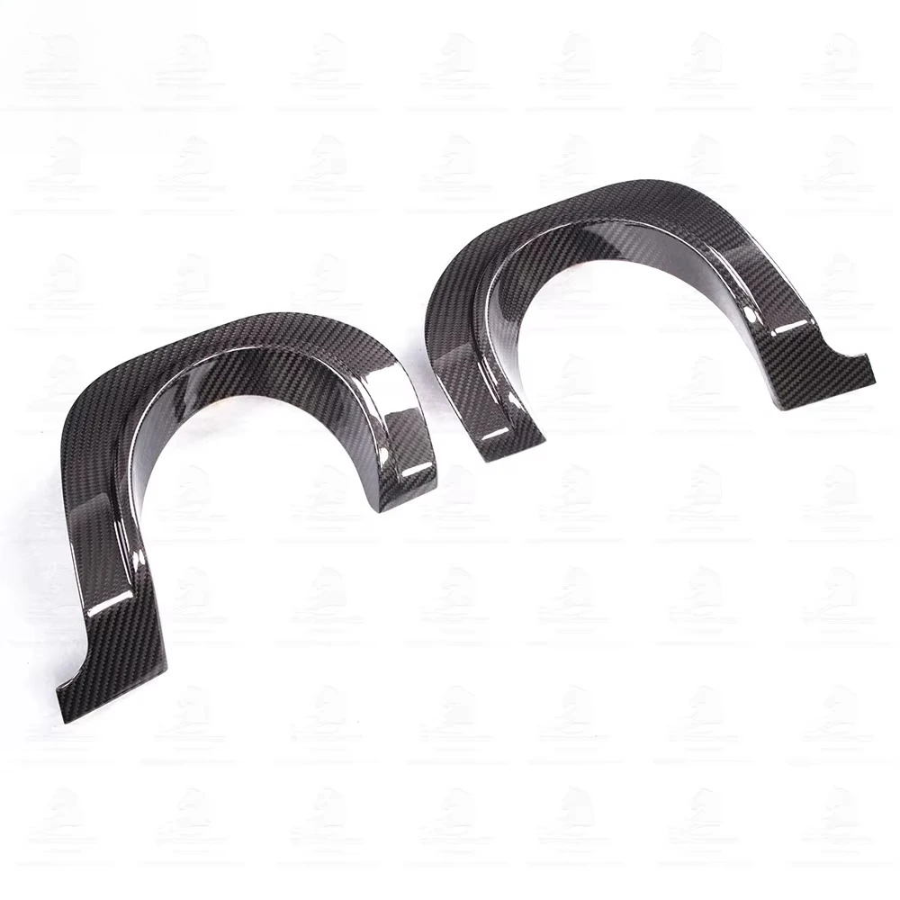 

Car Exterior Dry Carbon Fiber Exhaust Shields For Toyota Supra A90 2019+