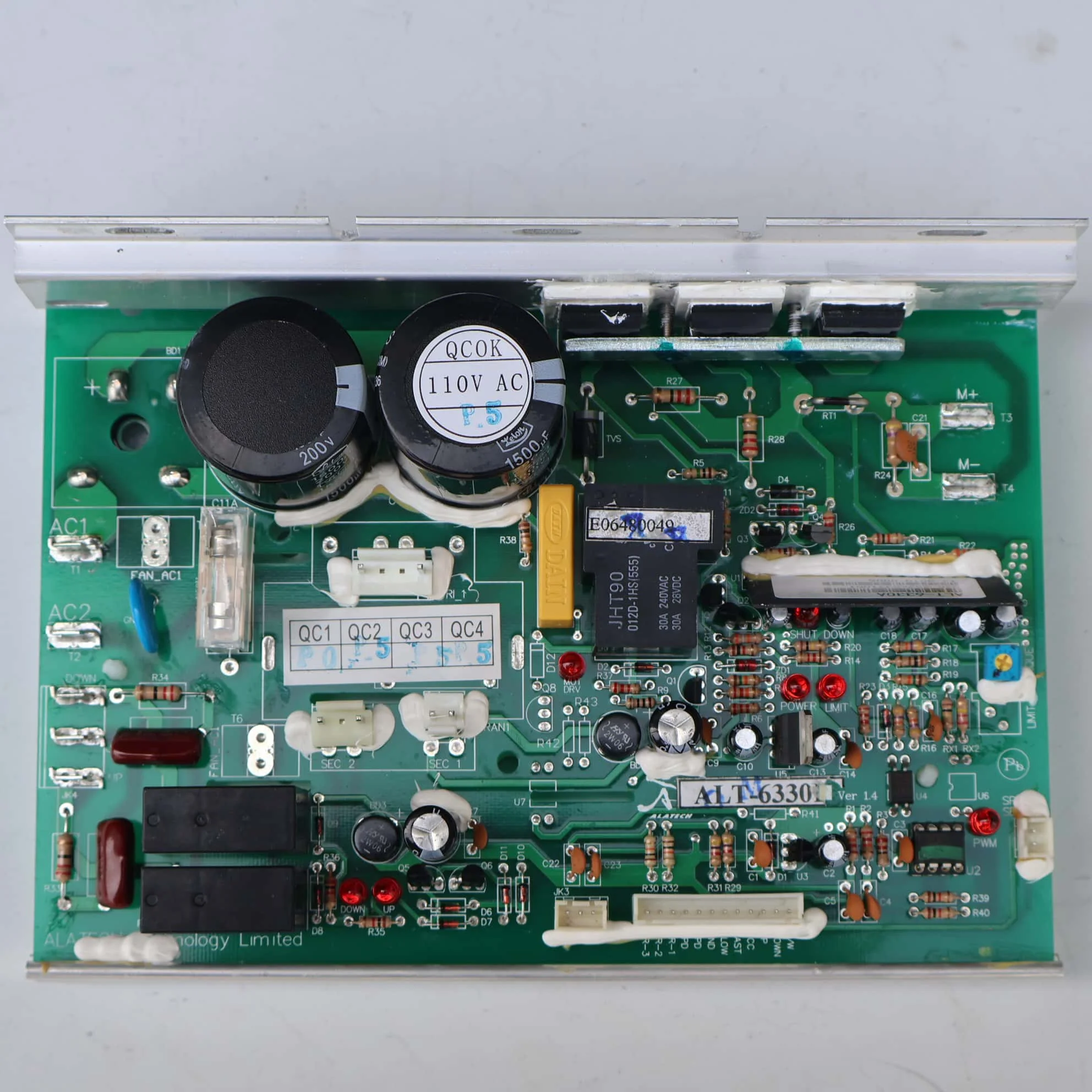 Alt-6330A Alt6330 Treadmill Motor Controller, Used for Sole Spirit F63, F65, S77, T8 Treadmills