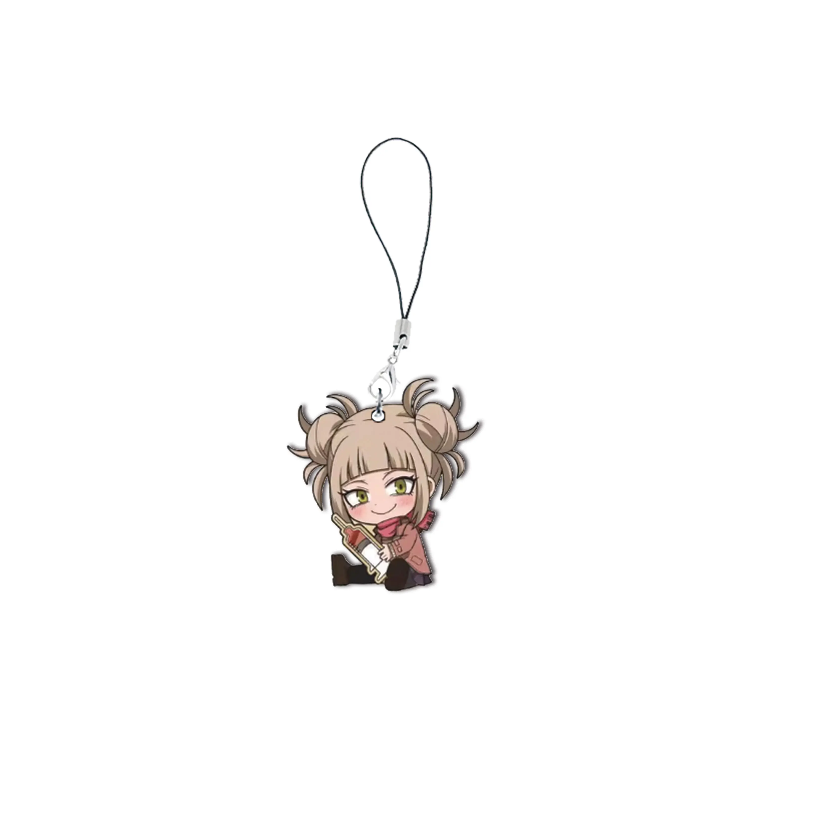Acrylic My Hero Accademia Mobile Phone Chain Keychain Fans Gift My Hero Accademia Cell Phone Charms Small Pendant Keyring