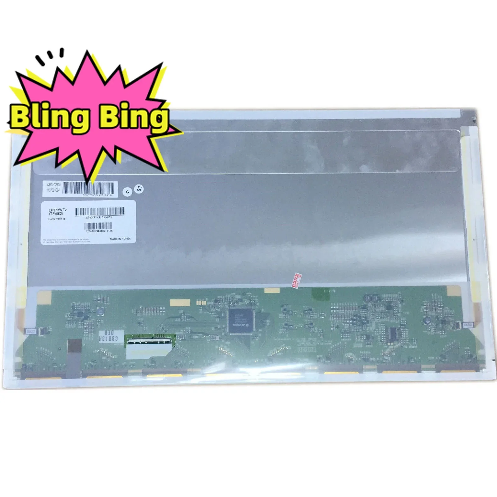 LP173WF2 TPB3 LP173WF2 (TP)(B3) fit TPB2 TPA1 TPB1 17.3 FHD 50 pin 1920x1080 3D LCD Screen