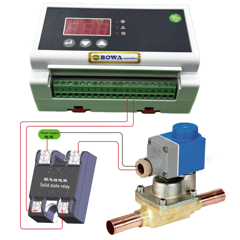 CBR020-válvulas accionadas por motor paso a paso de uso general para regular la derivación de gas caliente al evaporador basando en cambios de presión de succión