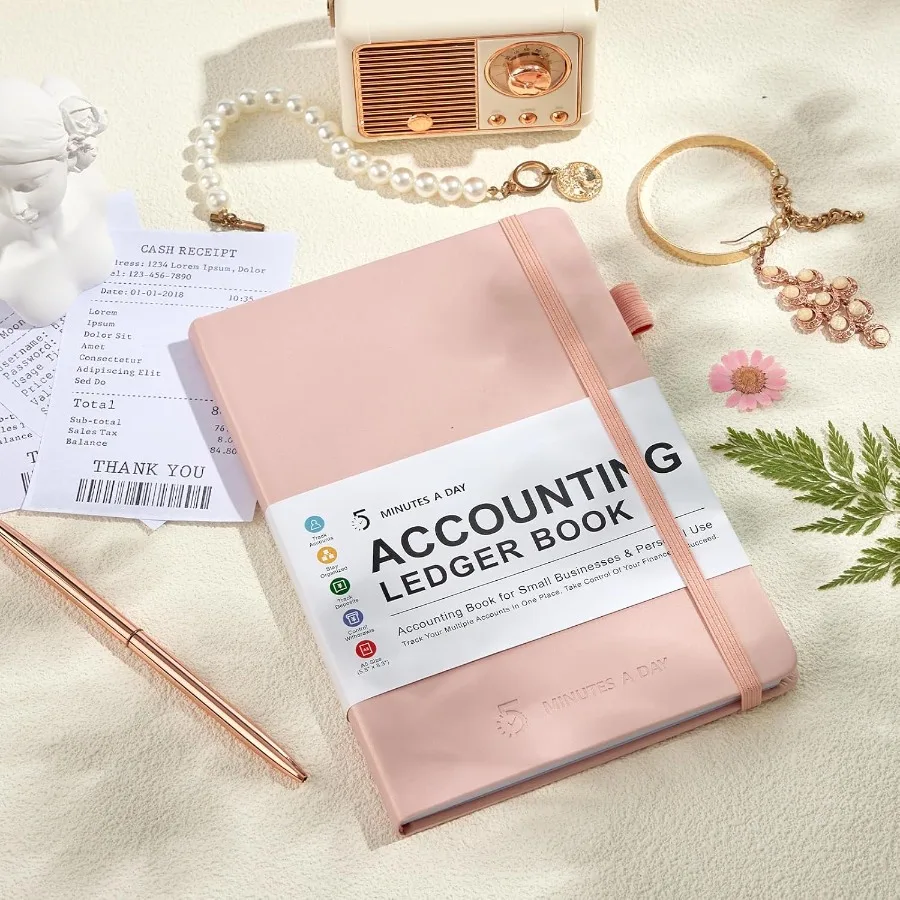 Accounting Ledger Book for Small Business Financial Tracking and Personal Finance Management Columnar Format with Columns for I