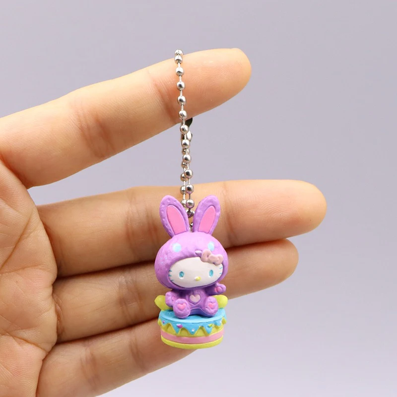 Sanrio Hello Kitty брелок кулон мультфильм косплей платье кролик кошка Радужный торт брелок для ключей камера кулон украшение сумки