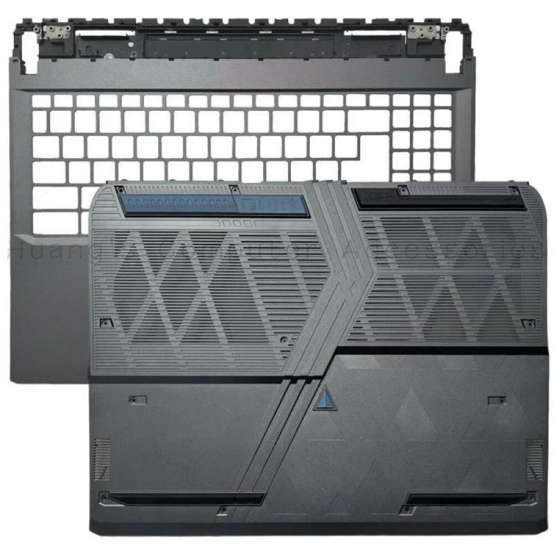 SS+New Upper Case Palmrest & Bottom Base Case Cover For MSI Vector GP68 HX 12V MS-15M2 Laptop