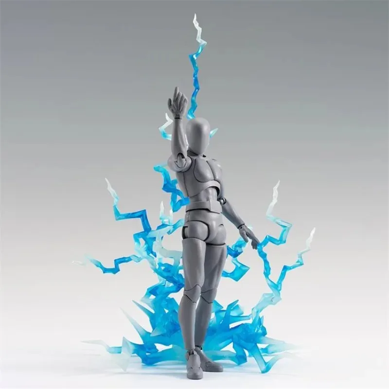 In Stock Bandai Original SHF Soul EFFECT Blue Lightning Effects Accessories Special Effects Anime Action Figures Toys Gifts view 4