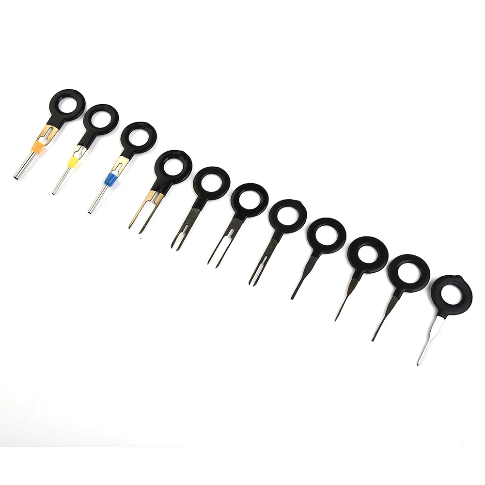 Car Terminal Removal Tool Handtools 11pcs Aluminum Connector Crimp Extractor Release Set Supplies New Replacement