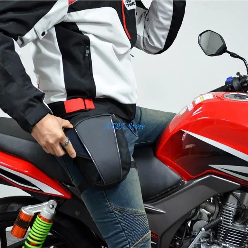 

U13C Compactly Motorcycle Thigh Bag Travel Weatherproof Design For Cycling Hiking Outdoor Activities