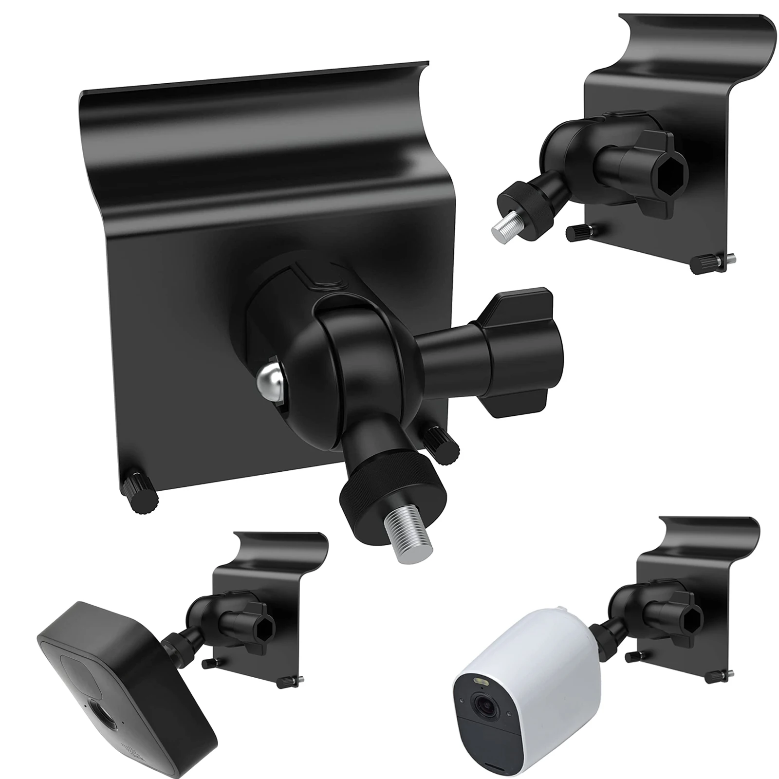 Vinyl Siding Mount for blink xt/xt2/outerdoor Arlo Pro 2/3/4/Ultra/Eufycam 2/2 Pro/2C/2C Pro/E(Black)