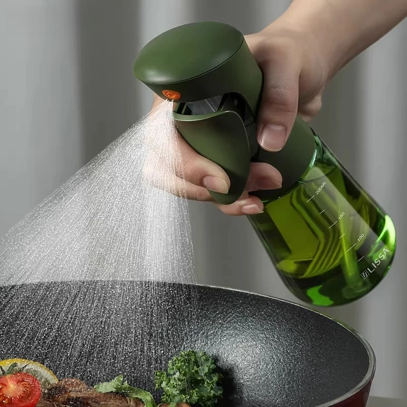 Oil Spray Kettle Light Avoidance Atomization Kitchen Household Food Oil Glass Home Furnishings Convenient Storage