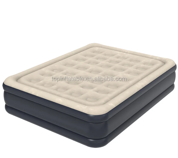Muebles de dormitorio personalizados, colchón inflable plegable para 2 personas con bomba de aire eléctrica