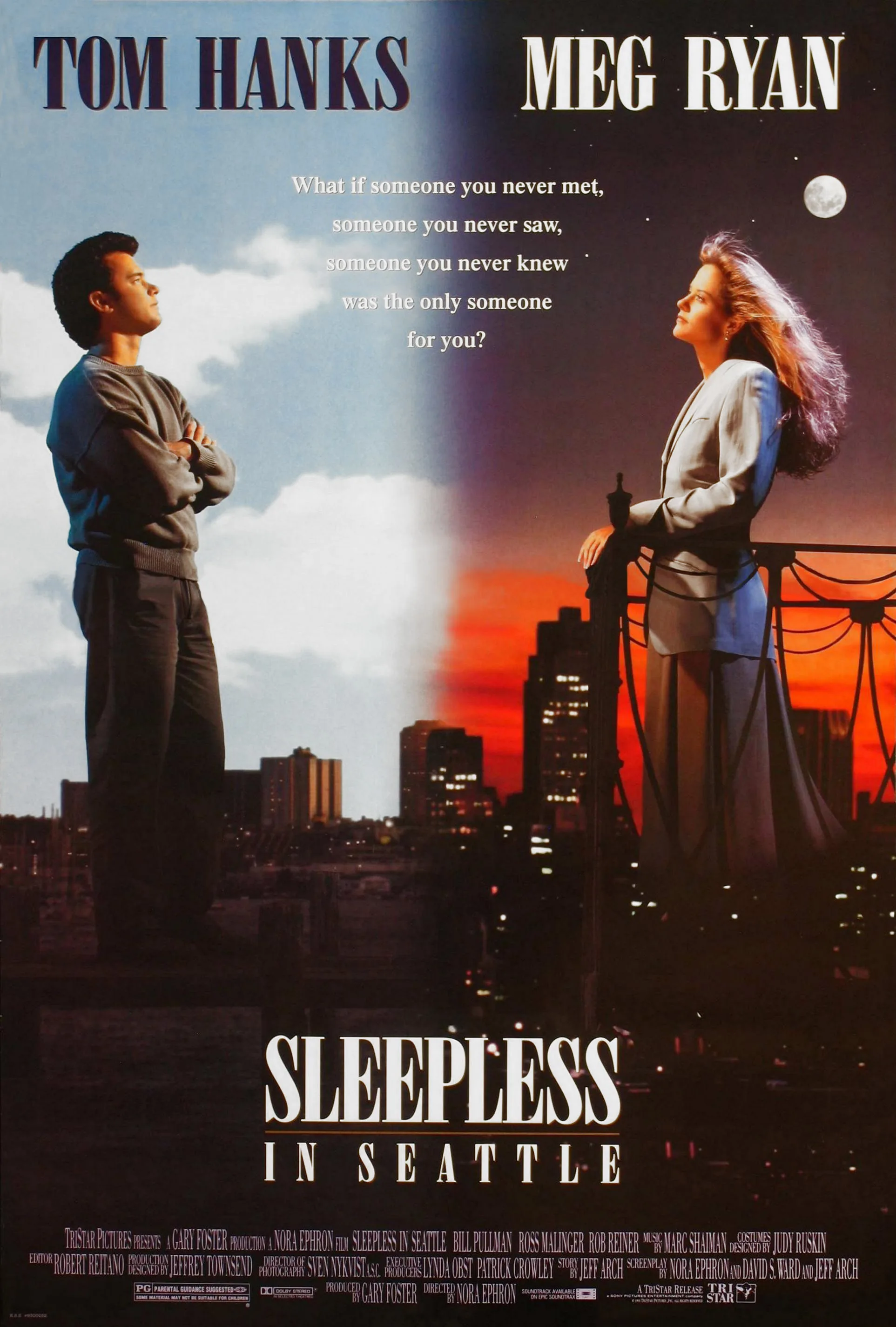 Movie Sleepless in Seattle (1993) Silk Poster custom Home Decorative Wall Painting