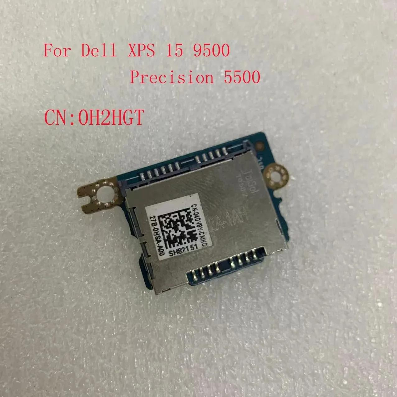 For Dell For Dell XPS 15 9500 9510 9520 9530 Precision 5500 5560 5570  SD Card Reader IO Circuit Board0H2HGT H2HGT 04DV9Y 4DV9Y