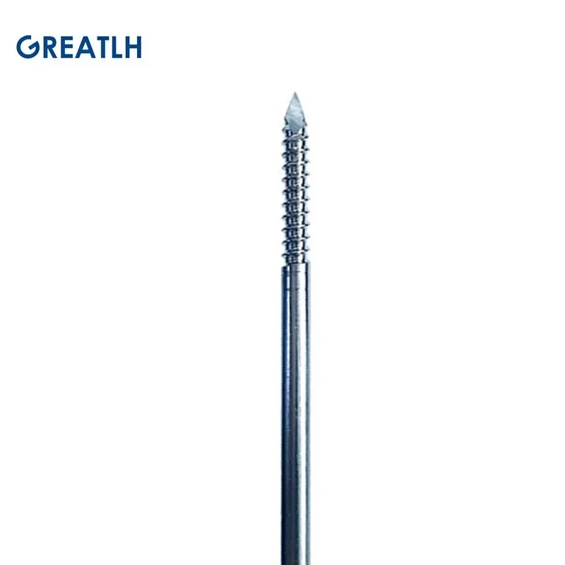 Kirschner Wires Thread Bone Implant Needle Stainless Steel Orthopedic Instrument 10pcs