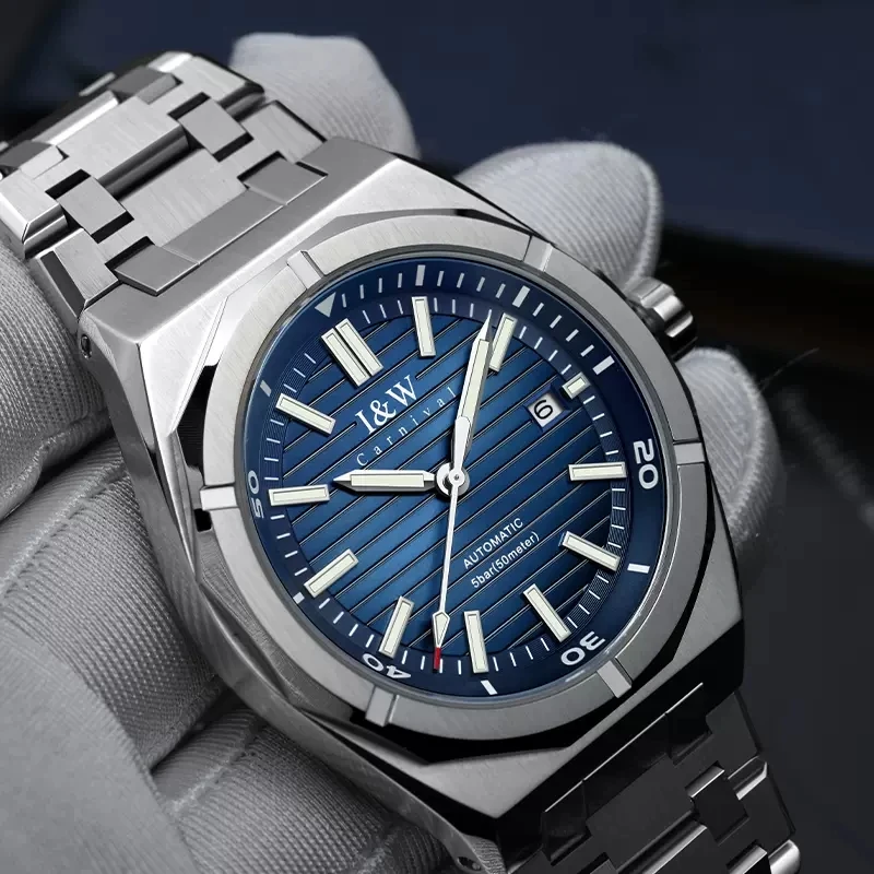 

Iw Carnival For Mens Watch Business Automatic Wristwatch Japan Miyota Mechanical Steel Sapphire Luminous Date Relogio Masculino