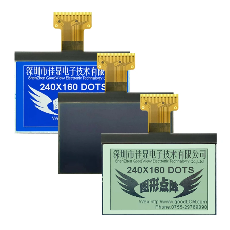 Hot Koop Hoge Kwaliteit ST7586S Drive 3.3V Voeding Fstn Monochroom Scherm 240X160 Lcd Display Module