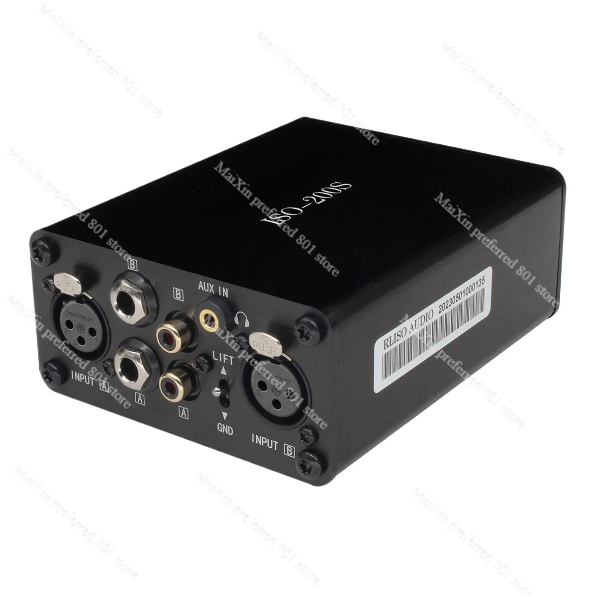 

ISO-200S four-in-one multi-function audio isolator, professional audio isolation removes current sound