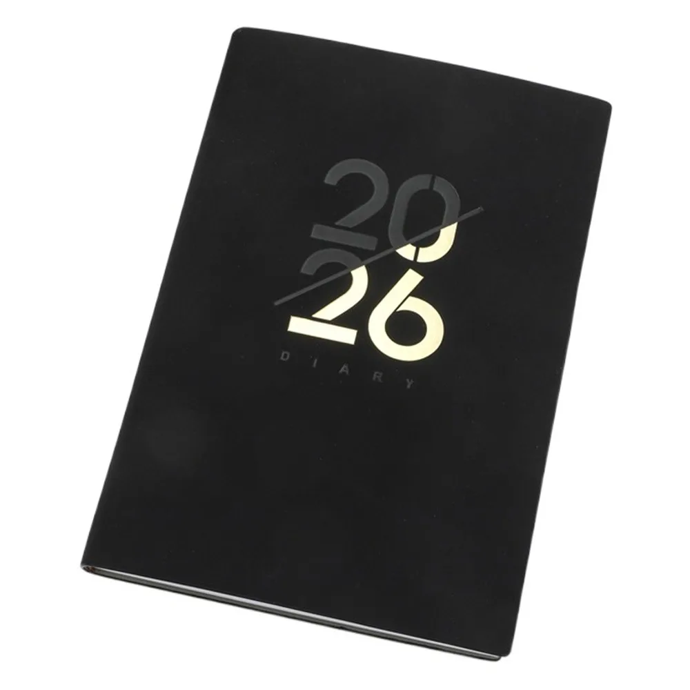 English 2026 Schedule Planner Notepad 12 Months Bookmark 365 Days Efficiency Notebook Portable Wear-resistant Diary Writing Pads