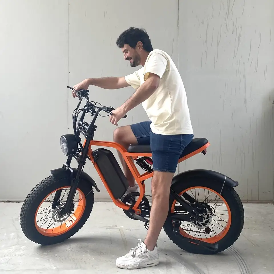 Electric bike 1500W Motor 52V 20AH Battery E-bike Hydraulic Brake Cross-Country Motorcycle 20*4.0 tire Mountain electric Bicycle image 5