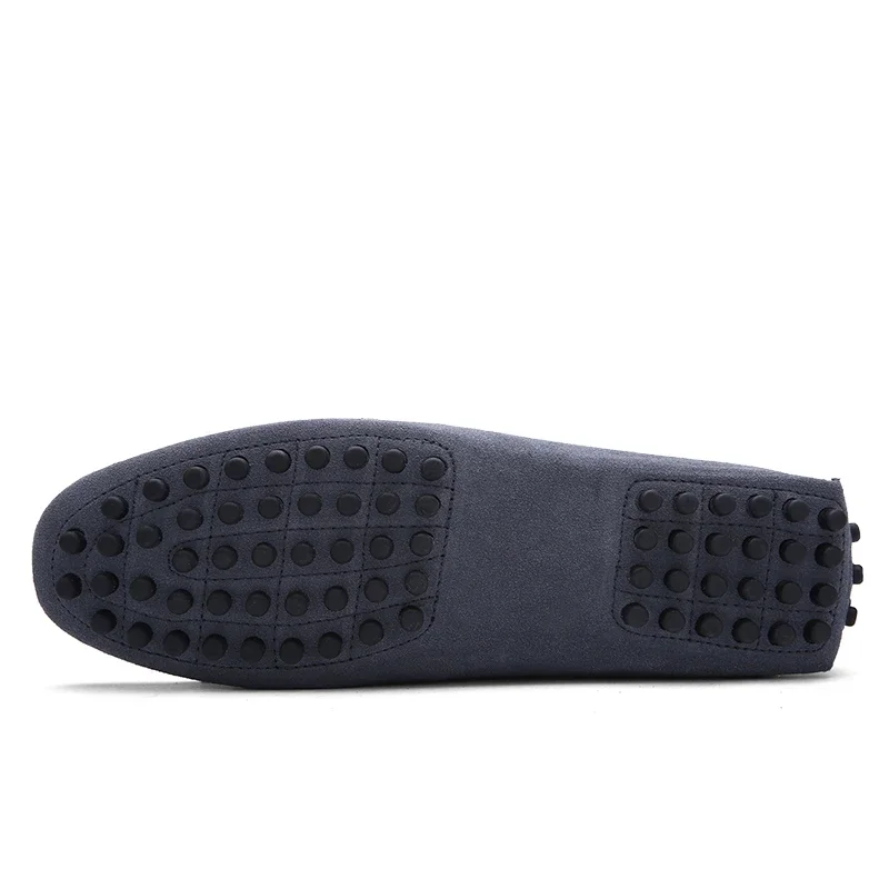 Suede Shoes Men Size 38-49 Luxury Men Loafers Soft Moccasins Man High Quality Shoes Casual Genuine Leather Driving Flats Penny