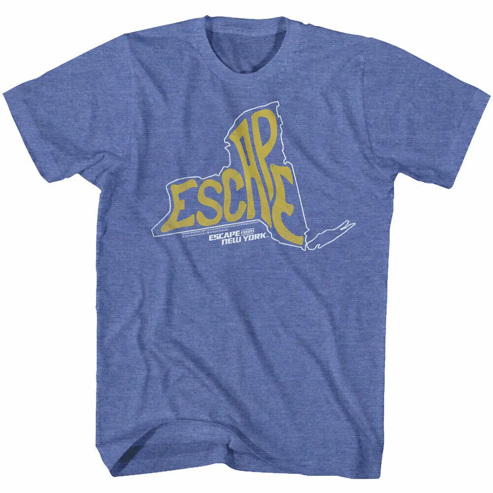 

Escape From New York Movie Escape In NY State Outline Men's T-Shirt