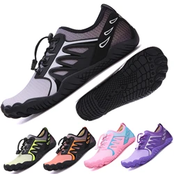 Zapatos de agua transpirables para hombre, zapatillas de playa para vadear, surf, canoa, Red de natación, zapatos descalzos antideslizantes