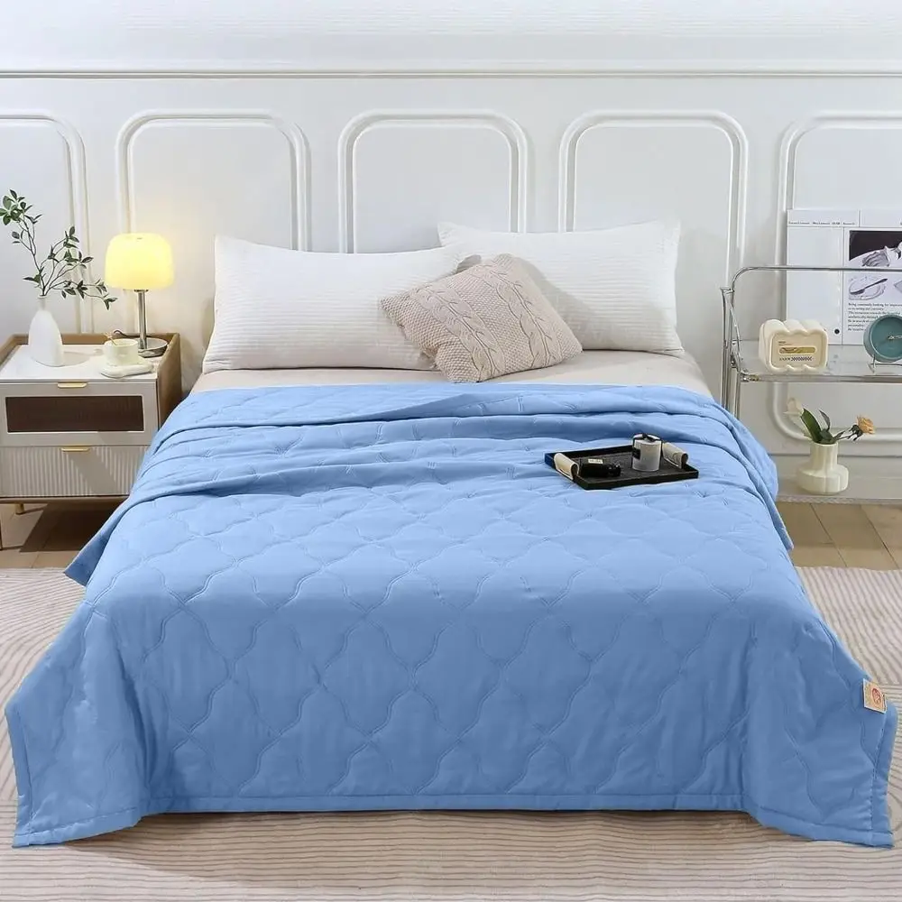 Skin-Friendly Cooling Blanket New Cold Effect Double Sided Conditioning Quilt Spring Summer Breathable Cooler Quilt