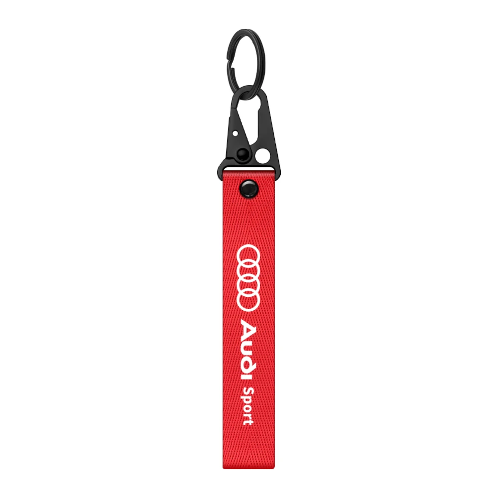 Metal sleutelhanger voor Audi Sline A1 A2 A3 A4 A4L A5 A6 A7 A8 A8L TT Q1 Q2 Q3 Q4 S8 auto sleutelringen accessoires