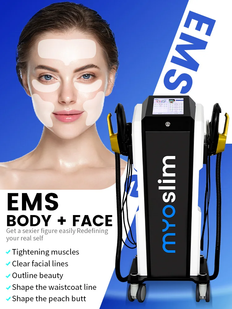 

MYOSlim PRO 2-в-1 RF + электромагнитный формирователь для похудения, подтяжки, лифтинга, формирования, похудения, ухода за тазовым дном, многоразвлечений