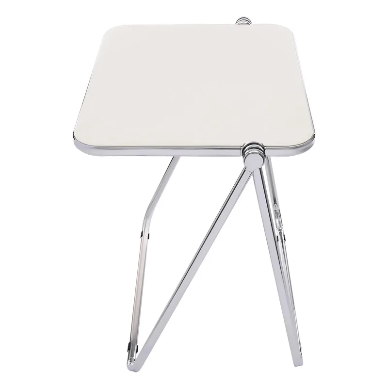 

Foldable Acrylic Tray Table, Foldable TV Tray, Small Folding Desk Flexible & Versatile PVC Sleeves For Living Rooms, Dining Room