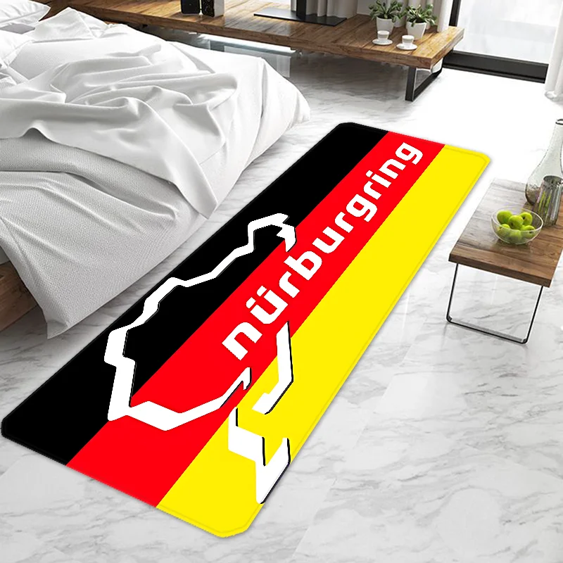 Nurburgring Door Mat Entrance Doormat Non-slip Washable Kitchen Carpet Living Room Hallway Rugs Door Mats Bathroom Bath