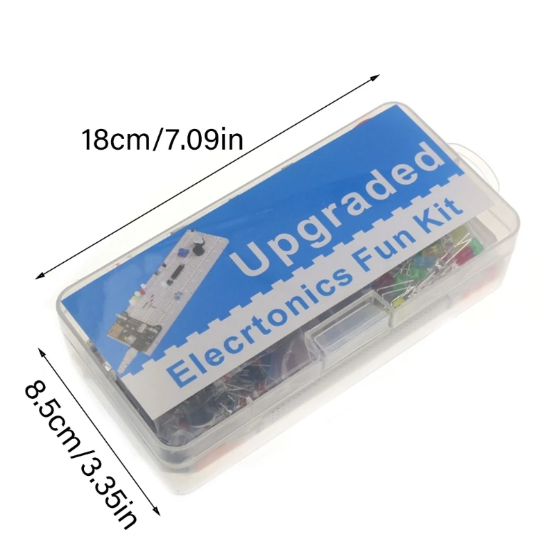Electronics Breadboard 830 Point Small Set for Circuit Building and Learning