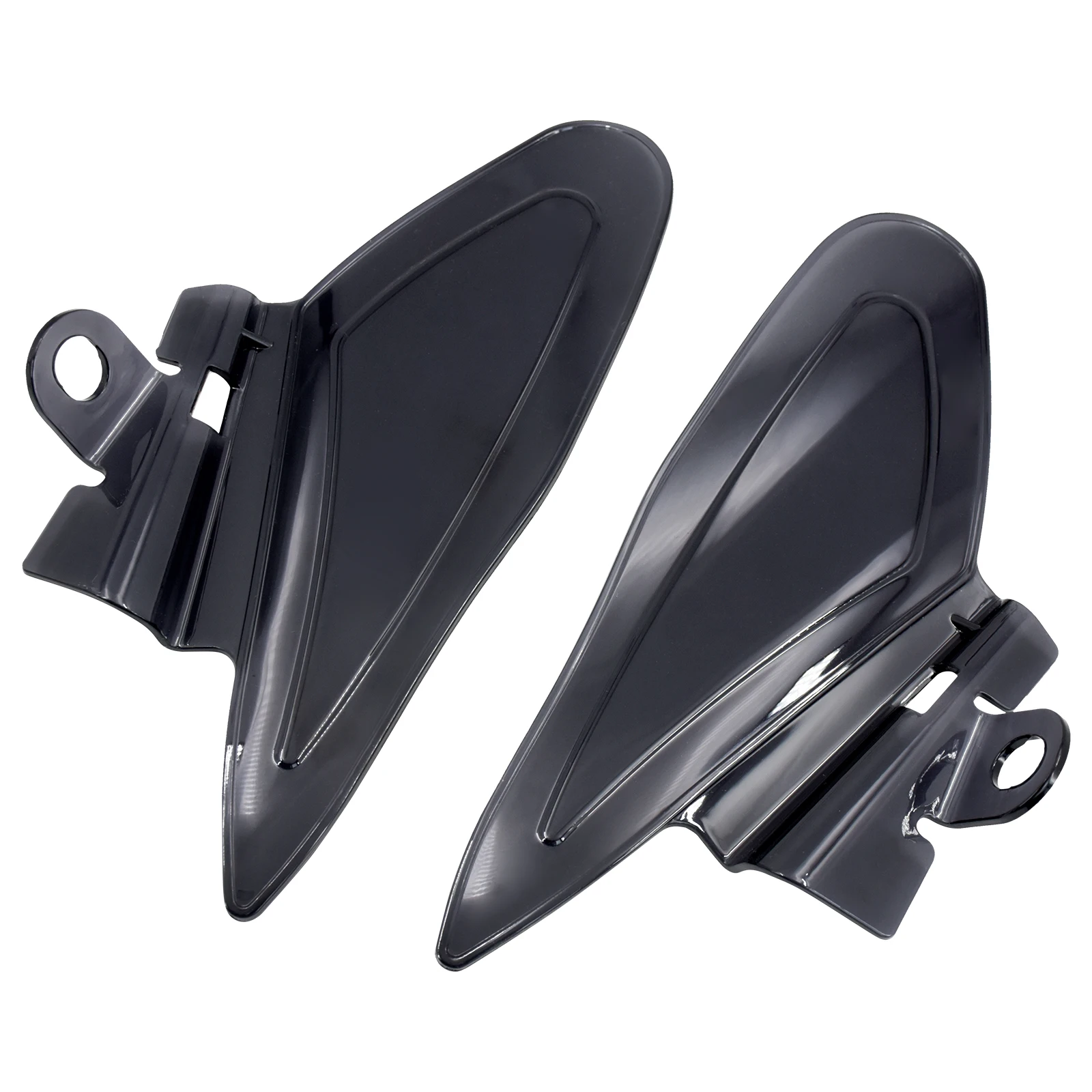 Motorcycle Grey/Smoke Engine Saddle Shields Heat Air Deflectors For Indian Chief Chieftain Vintage Dark Horse Roadmaster 2014-23 view 4