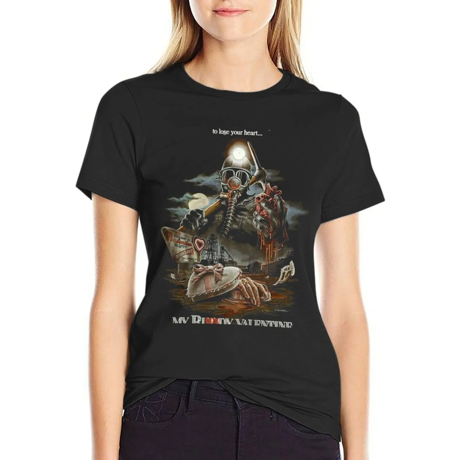 

My Bloody Valentine T-Shirt vintage quick drying aesthetic clothes customs black t-shirts for Women