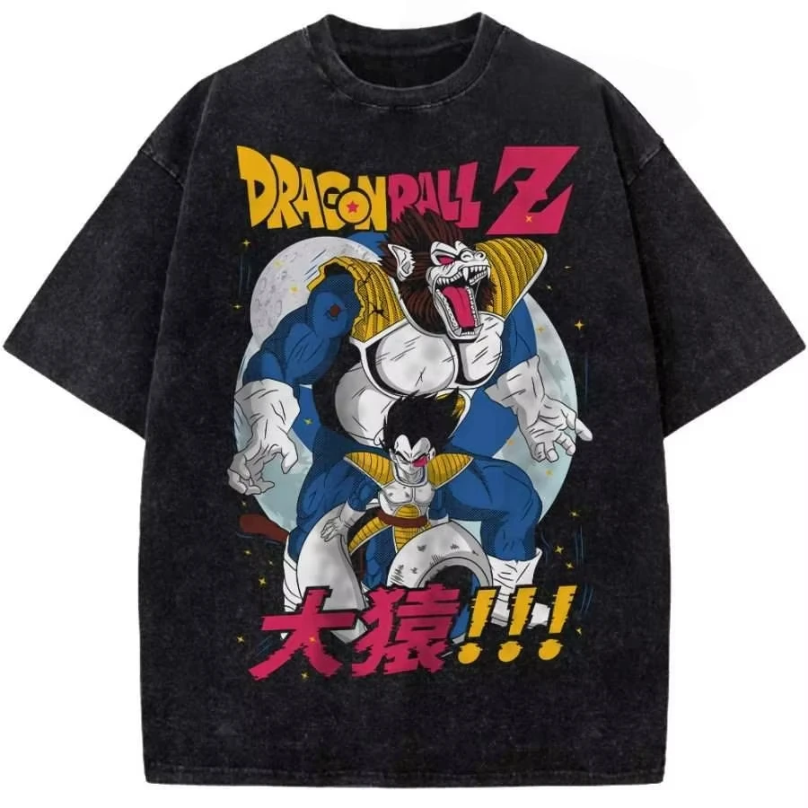 

Новая мужская футболка с принтом Dragon Ball 2026, летняя повседневная футболка с короткими рукавами и матросским воротником, уличная футболка в стиле Y2k