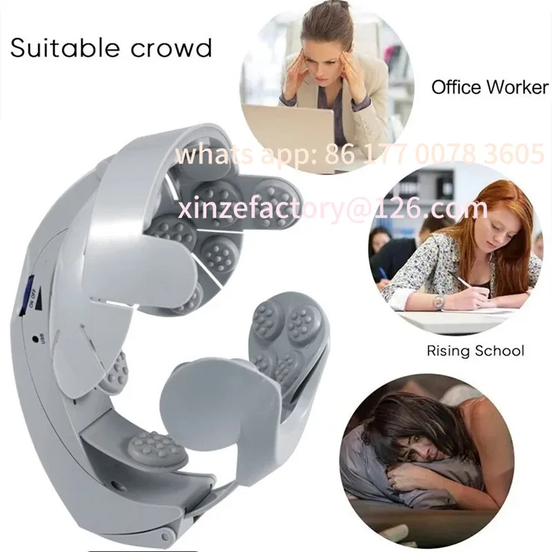 Customizable Multifunctional Head Massage Instrument Scalp Massager Relax Easy Massager Health Care