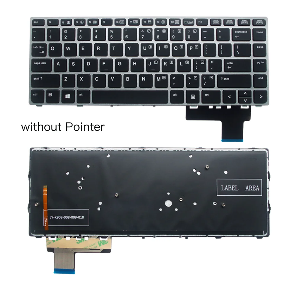 Imagem -02 - Backlit Keyboard para hp Elitebook Folio us Inglês Backlight 9470m 9470 9480 9480m 702843001 697685 Novo us