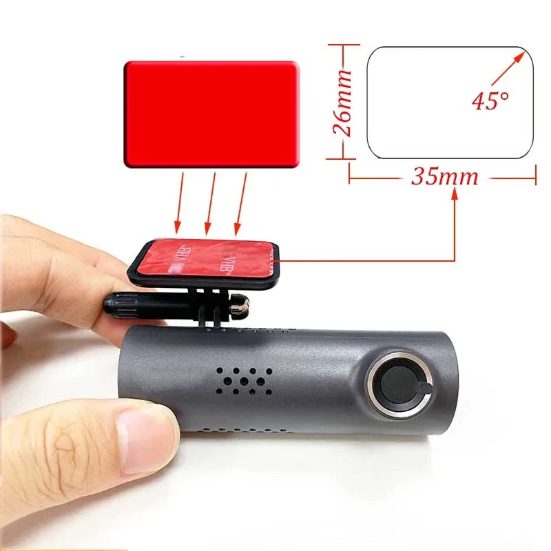 for 70mai M300 Accessory Set Static Sticker Tool Tilting Tool For70mai 1S m200 Dash Cam Pro Portfolio Tools