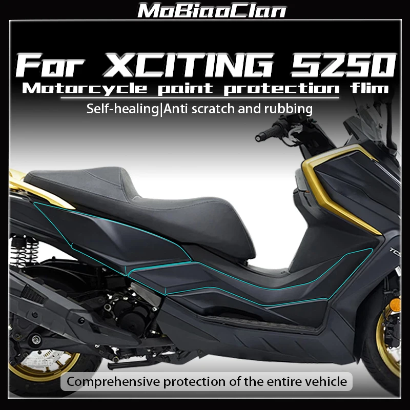 

Used For KYMCO Xciting S250 Bike Accessories TPU Material Protection Film Of Motorcycle Full Body Transparent Protective Film