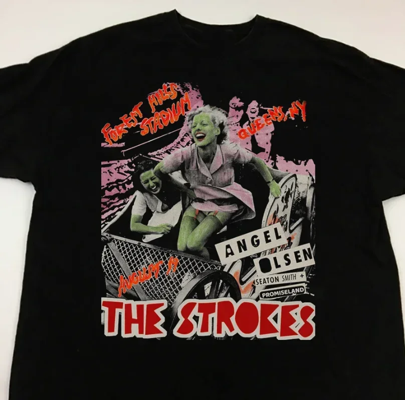 The Strokes Forest Hill T-Shirt Unisex Tee All Size Black