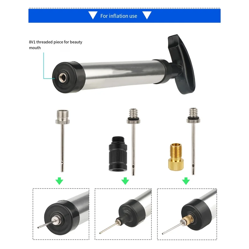 B93B-6PCS Inflatable Needles Basketball Soccer Volleyball Inflatable Needles Balls Universal Needles Pump Accessories