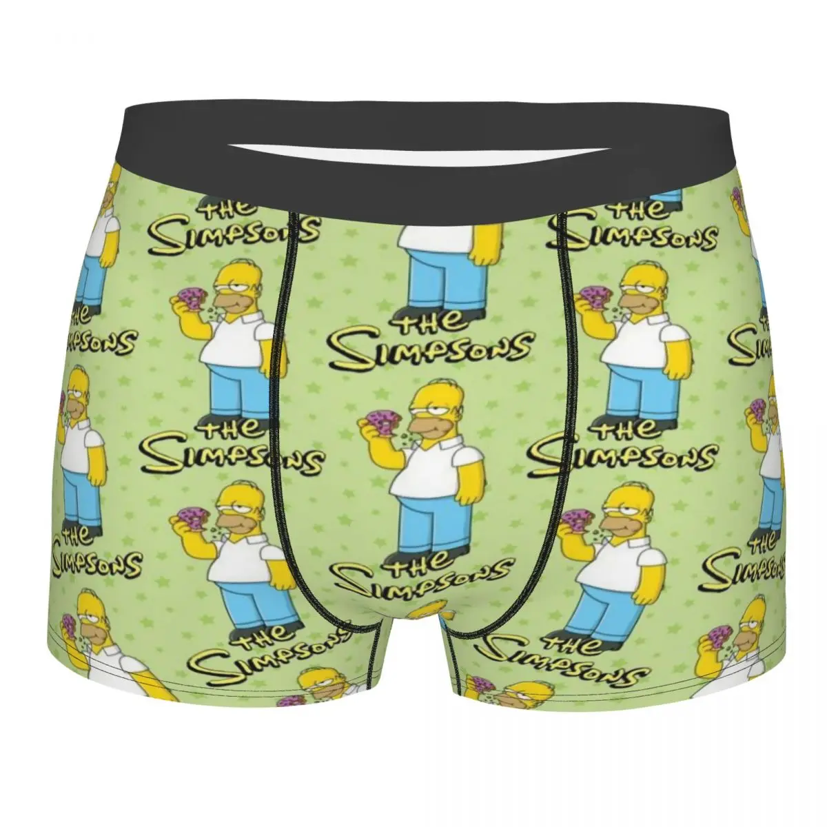

Custom Simpsons Cartoon Underwear Men Breathable Boxer Briefs Shorts Panties Soft Underpants For Homme
