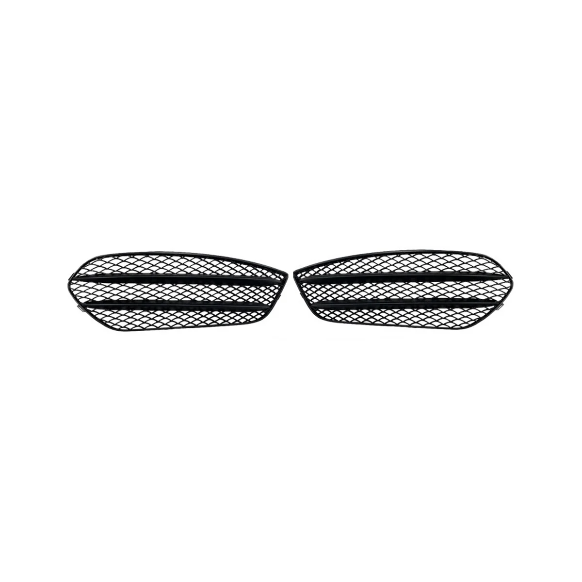 

Car Front Bumper Fog Lamp Grille Black for Mercedes‑Benz CLA‑Class C117 AMG Line CLA45