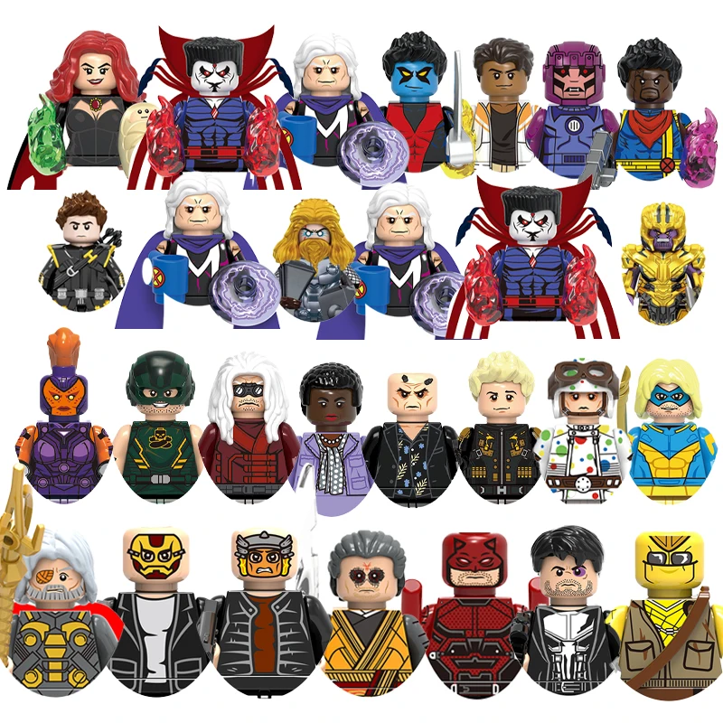 Marvel Legendes Zeus GH0529-GH0536 2024 Nieuwe Stenen Voor Speelgoed Geschenken Mini-Actiefiguren Kinderen Bouwstenen Voor Geschenken