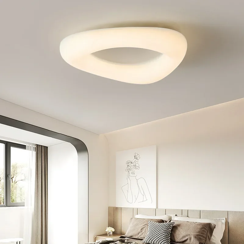 Modern Minimalist Ceiling Lamp Bedroom Led chandelier Acrylic White Cloud Pendant lamp Nordic Dining Room Study Lighting Fixture